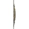 Ekena Millwork Orleans Medallion (Canopies up to 8 1/4"), 38 3/8"OD x 6 5/8"ID x 2 7/8"P, Witch Hazel Crackle CM38OLWHC - alternate 3